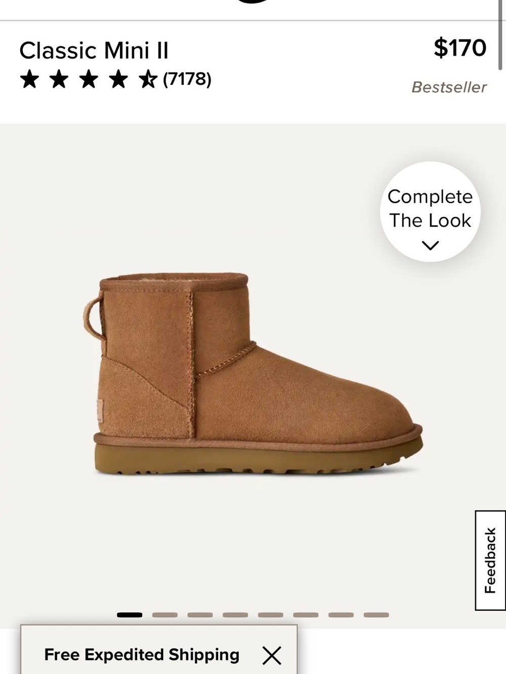 UGG Kids Classic Mini Boot - Chestnut Brown